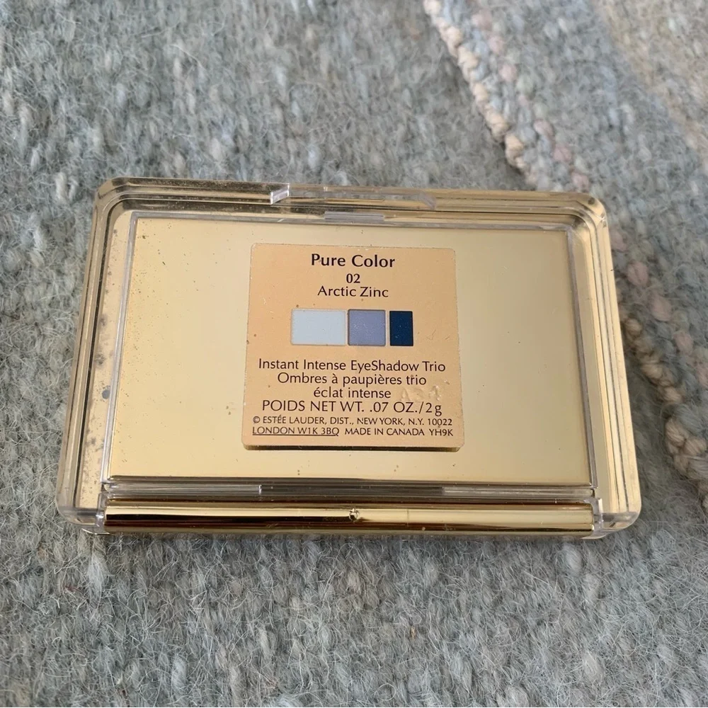 Estee Lauder Eyeshadow Palette - Silver, Purple, Black Trio Ombré .07 Oz.